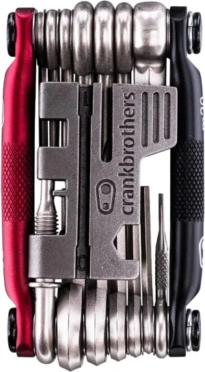 Crankbrothers M20,M-Series Bike Tool, Matte Black/Red, One Size