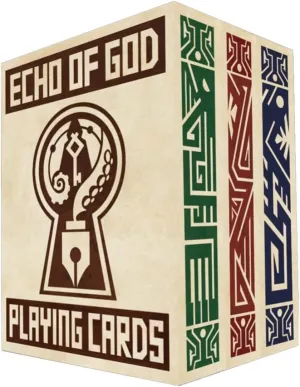 Cthulhu Poker Cards Series Collection Echo of God Playing Cards Exquisite Cool Patterned Cardistry Poker Organizer Box Gift Board Game Cards (3 pcs A Set)