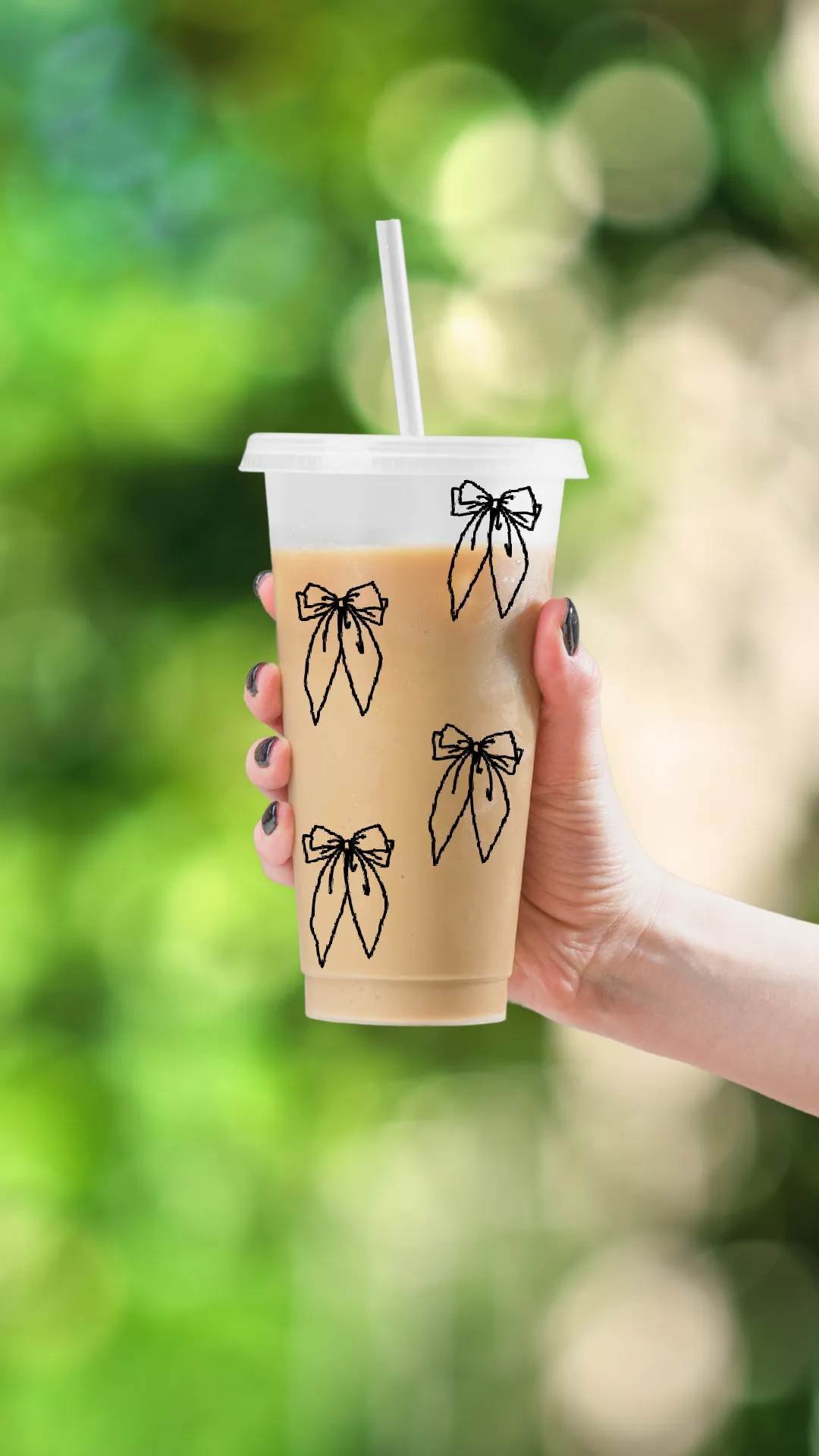 Cutie Double Bow - 24 Ounce Cold Cup