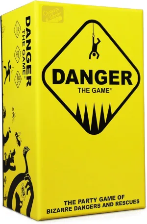 Danger The Game: The Card Game of Bizarre Dangers and Rescues - Family & Adult Game Night - Easy to Learn - Party Games - Family Board Games - 3  Players