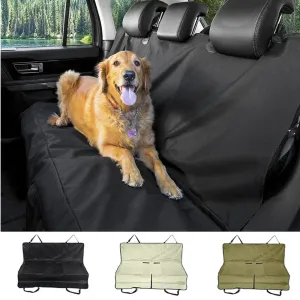 Deluxe Dog Car Seat Cover with Side Flaps – Waterproof, Scratchproof & Universal Fit