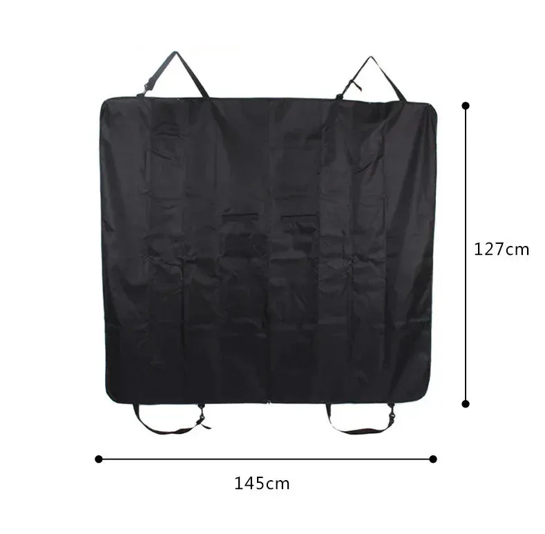 Deluxe Dog Car Seat Cover with Side Flaps – Waterproof, Scratchproof & Universal Fit