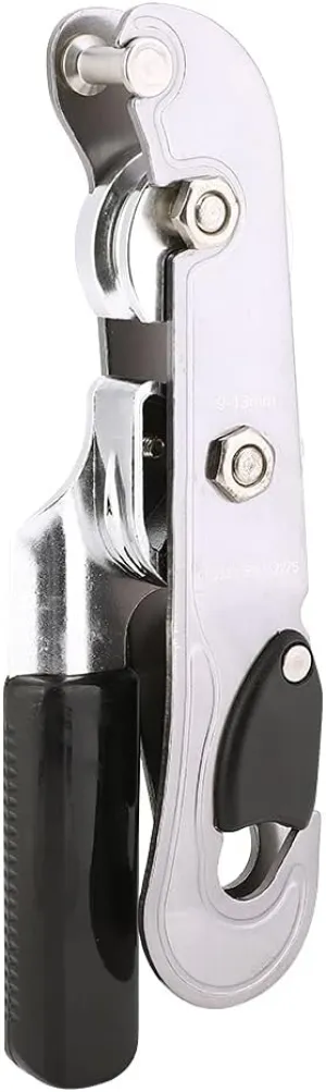 Descender Hand Control Down Device Anti Panic Rock Climbing Equipment Hot Forging Magnesium Aluminum Alloy for Mountaineering Rescue Aerial Work