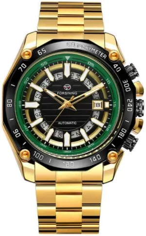 Design Timed Lap Men Automatic Mechanical Watches Men Luxury Stainless Steel Waterproof Watch Luminous Hands