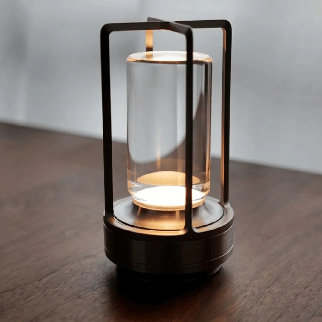 Desktop metal night light decoration Crystal Lantern