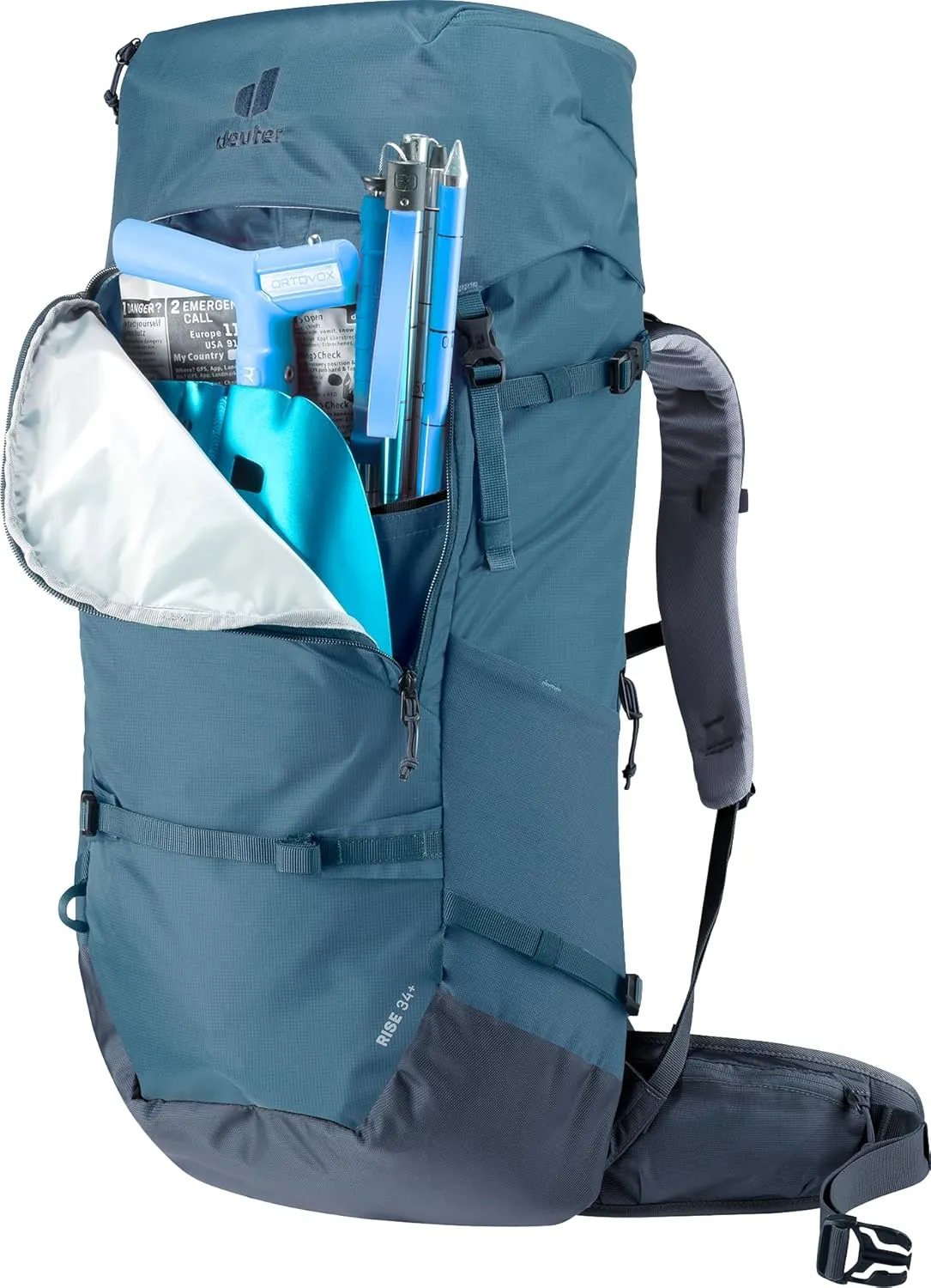 Deuter Rise 34  Snowshoes Backpack
