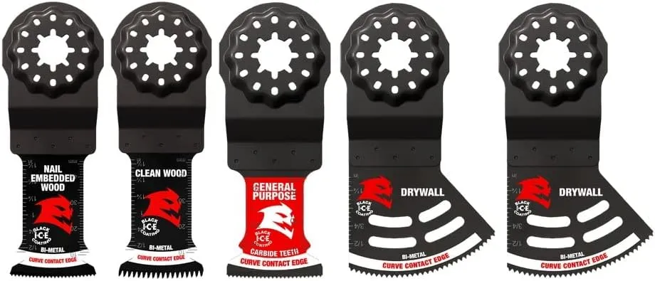 Diablo by Freud DOS5S 5 pc Starlock General Purpose Oscillating Blade Set (5-Piece)