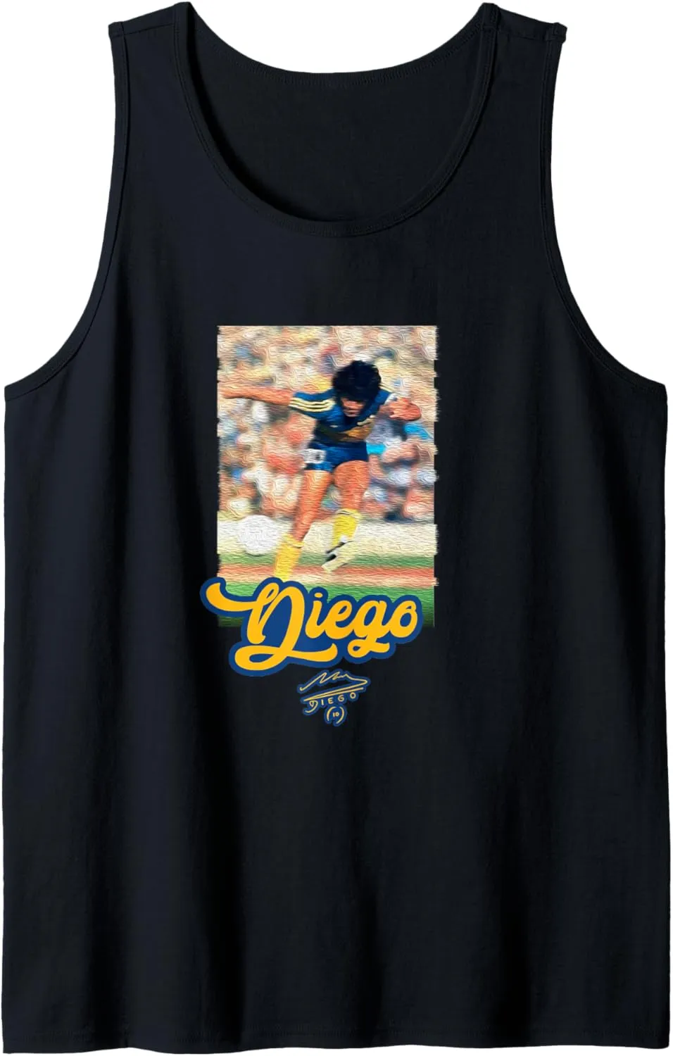 Diego Maradona Boca Juniors Tank Top