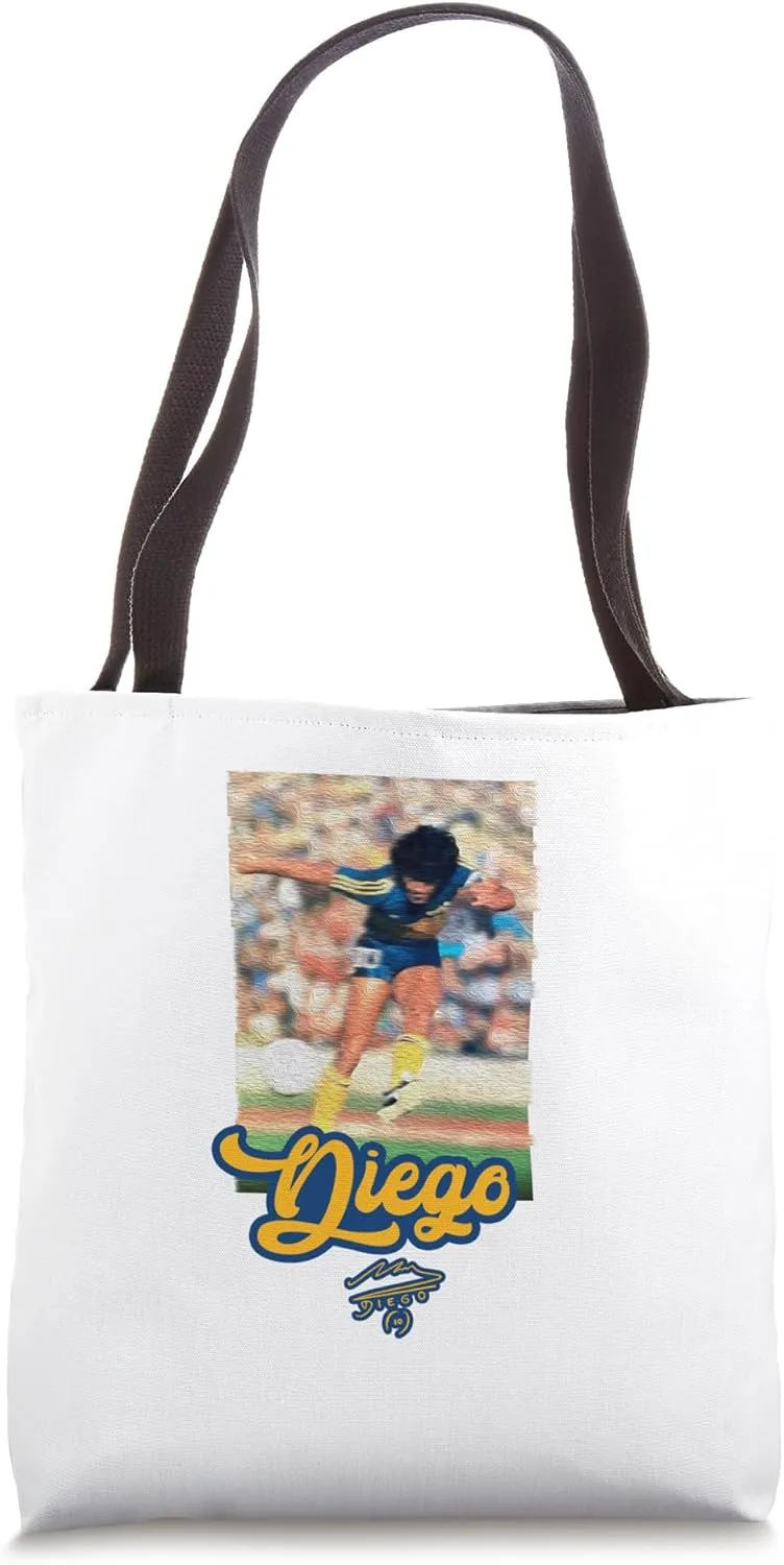 Diego Maradona Boca Juniors Tote Bag