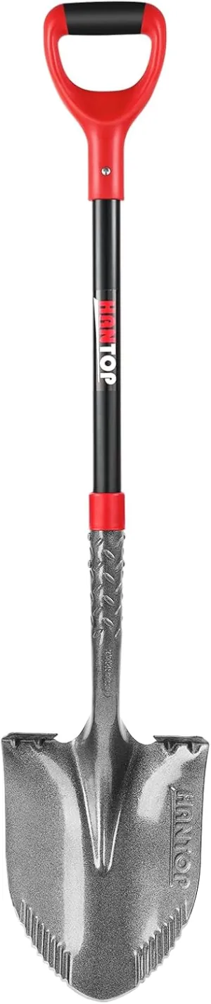Digging Shovel Round Garden Shovel Heavy Duty Trenching Shovel for Gardening, Landscaping, Construction, 43 inches
