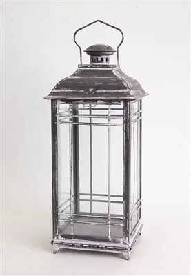 Distressed Metal Lantern Set of (3)