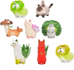 dodowo Vegetable Fairy Cute Doll Animal Figures Box（6PC Full Set）