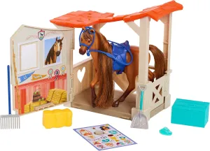 DreamWorks Spirit Riding Free Horse & Stable Accessory Set, Kids Toys for Ages 3 Up by Just Play