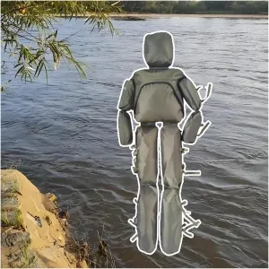 Drowning Drill Dummy 5ft, Portable Drowning Prevention Teaching Tools, Filled with Sand/Sponge, Reusable Swimming Training Dummy Large for Naval School/Home Pool