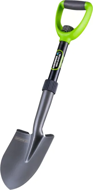 Earthwise 26.5 Inch Carbon Steel D-Handle Compact Collapsible Trenching Mini-Shovel