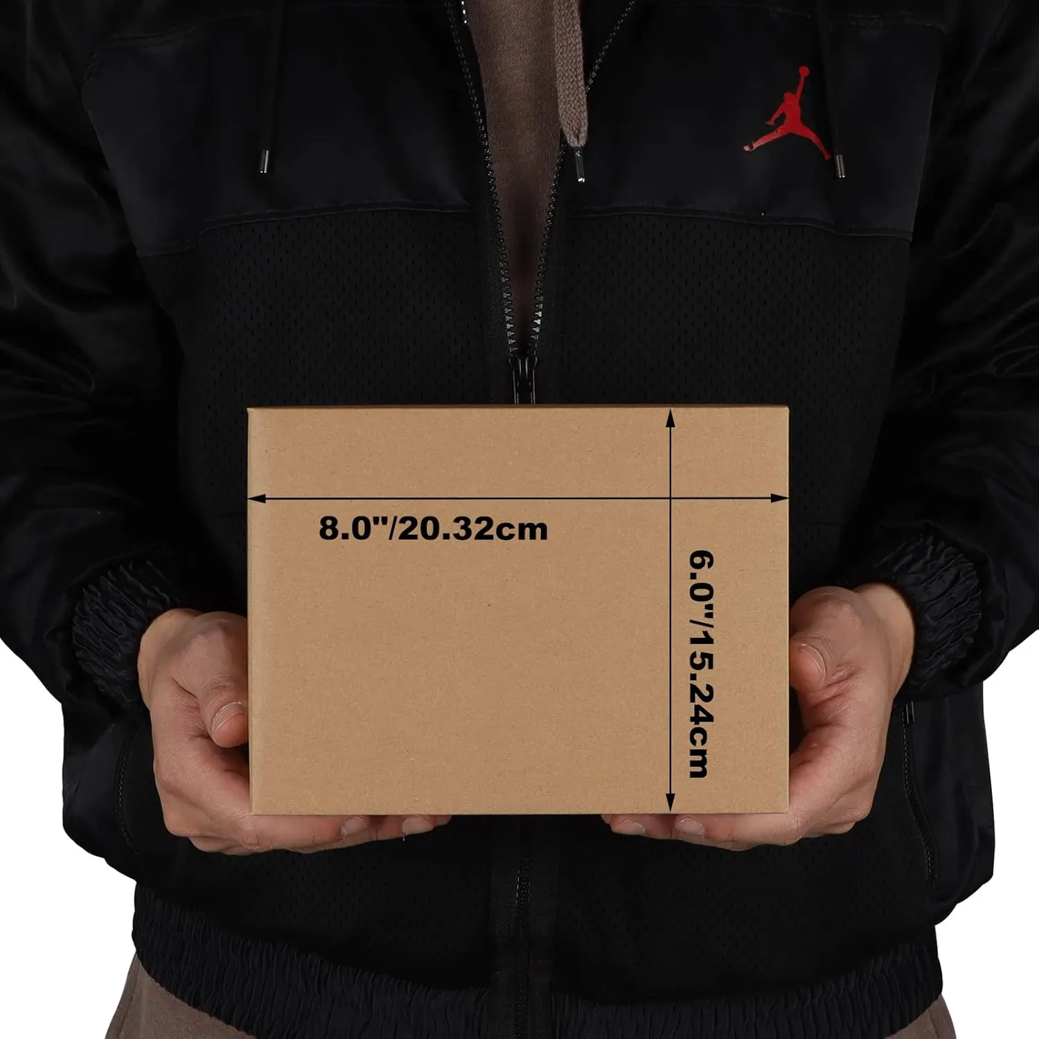 Edenseelake 40 Pack 8x6x6 inches Shipping Boxes Corrugated Cardboard Boxes for Packing, Moving, Mailing, Brown