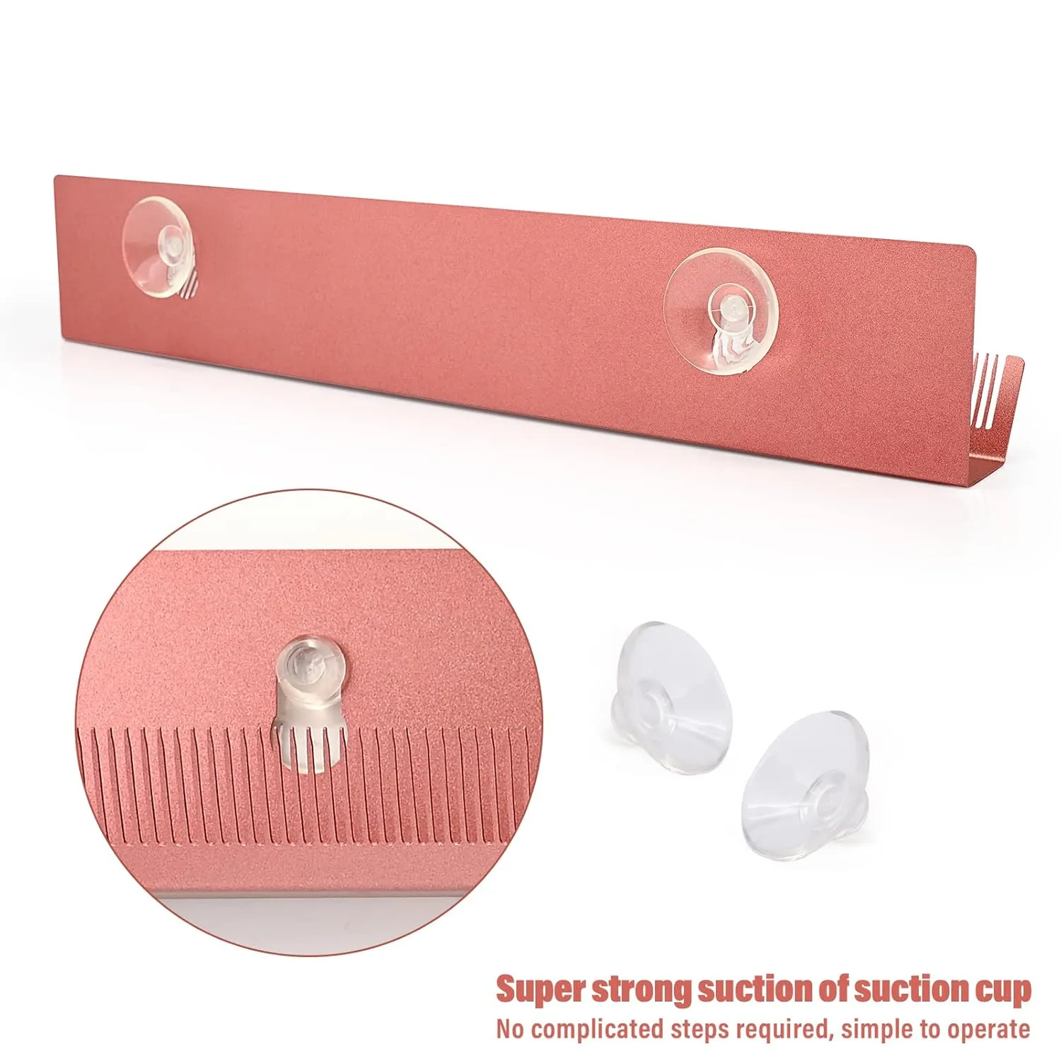 EHDIS Hair Extension Holder for Styling Hair Stands Stainless Steel Hair Extension Display Hair Hanger Tool for Washing, Coloring and Blow-Drying of Weft, Clip-In, Tape-In Extensions (Rose Gold)