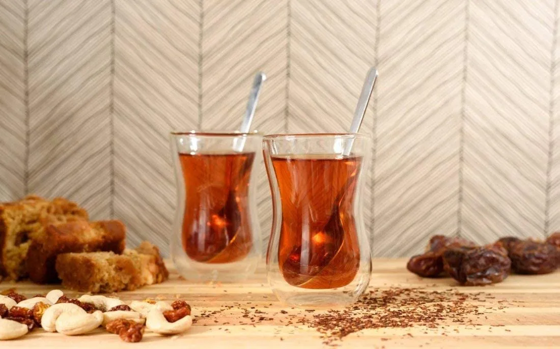 EMERGE Double Wall Coffee Cup Heat Resistant Glass Pack of 2 - 125ML