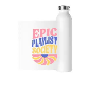 Epic Playlist Society Water Bottle
