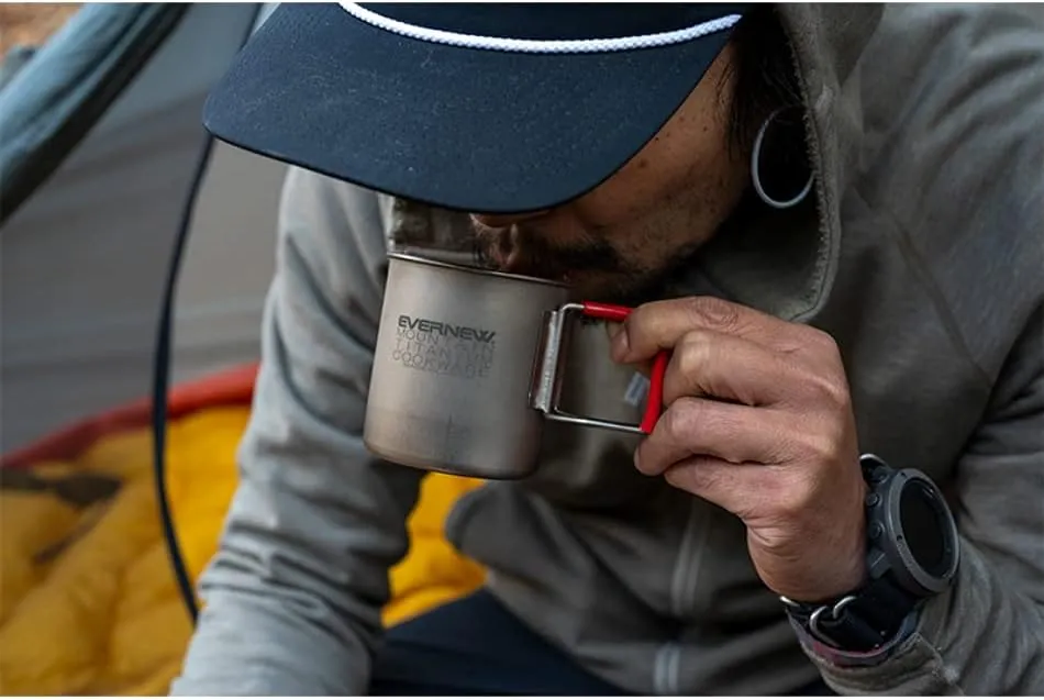 Evernew Ultralight Titanium Cup Lid