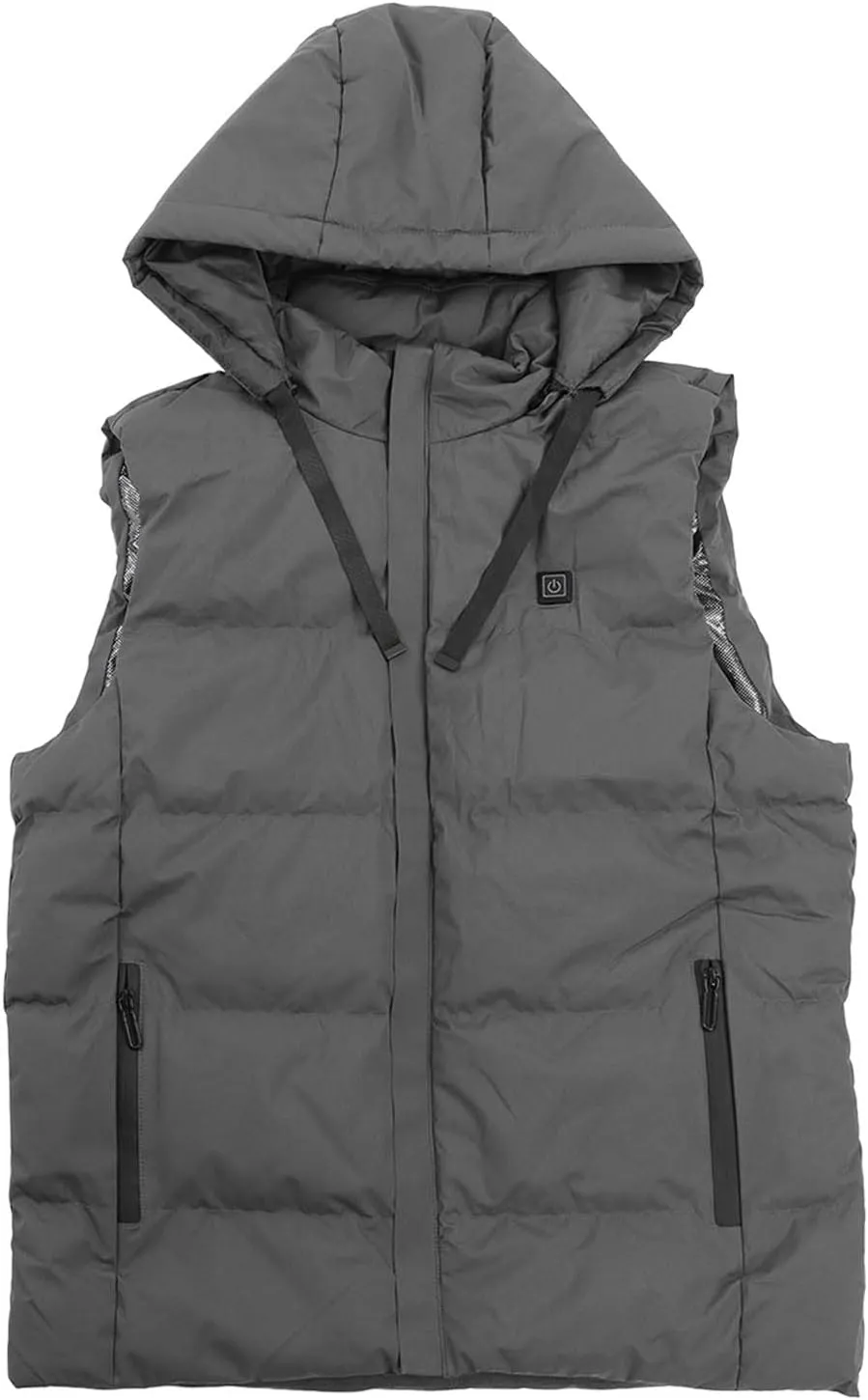 EVGATSAUTO Heated Vest, USB Heating Vest 3 Heating Levels Carbon Fiber for Winter