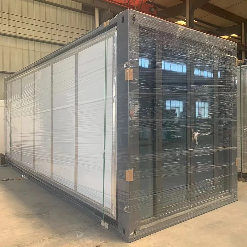 Expandable house prefabricated double-wing expansion box