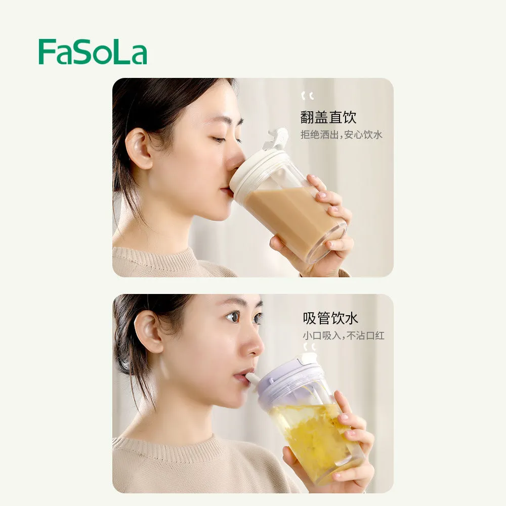 FaSoLa Portable Dual-Use Cup - Purple, 460ml