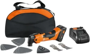 Fein Cordless MultiMaster AMM 500 PLUS 4 Ah with Nylon Bag for Interior Construction and Renovation - Starlock Plus Mount, QuickIn System, AMPShare/Bosch 18V Battery Compatible - 71293866090