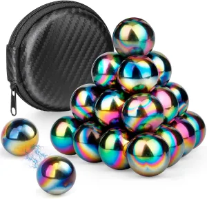 Fidget Magnet Toy for Adults, Magnet Hand Roller, Magnetic Toy for Men, Magnet Slime Ferrite Putty Office Desk Decorations, Gift for Science Kit 21 PCS