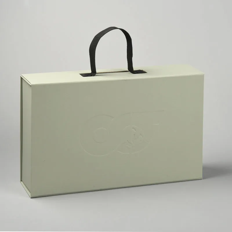 Flat Folding Box with Handles