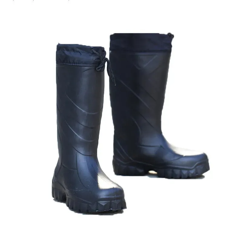 Fly Fishing Boots Outdoor Hunting Camping Waterproof Snow Boot Rubber Rain Boots Winter Warm Mens fish Shoes Fishing Waders