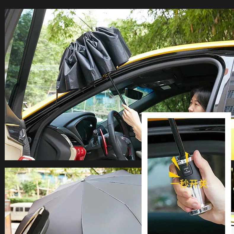 Folding Umbrellas,Compact Umbrellas for Alfa Romeo Stelvio 2017 Mito 2009 Giulietta 2011 Giulia 2017 Travel in The Rain - UV Protected,Windproof,Strong,Durable,Premium Grip,A