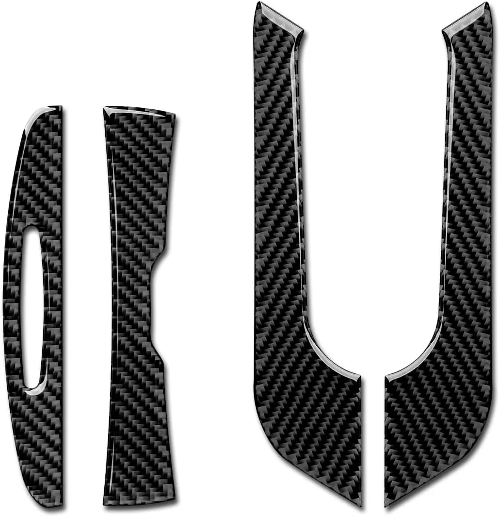 for 2011-2023 Dodge Charger / 2015-2023 Chrysler 300 Accessories Center Armrest Box Cover Decals Carbon Fiber Stickers