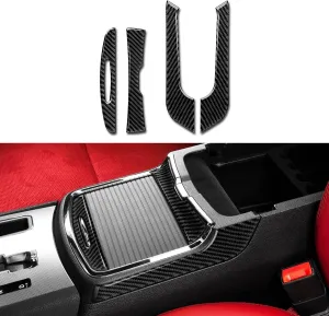 for 2011-2023 Dodge Charger / 2015-2023 Chrysler 300 Accessories Center Armrest Box Cover Decals Carbon Fiber Stickers