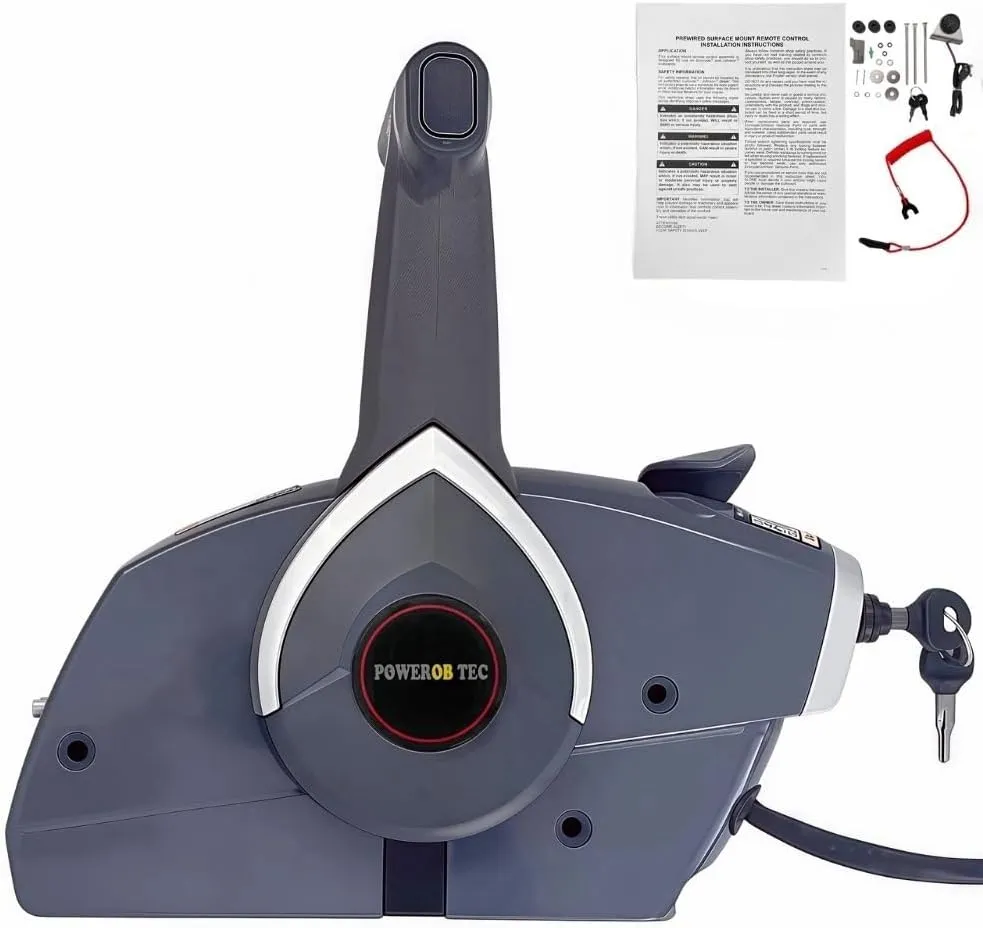 For Evinrude Johnson BRP OMC outboard engine throttle remote control box 5006181 side mounted no trim switch