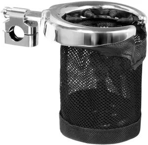 for Har&Ley Sportster Fatb&oy Dyna Softail Touring Road King Motorcycle Handlebar Cup Bottle Drink Holder 25mm/ 22mm Drink Holder(Chrome,22mm)