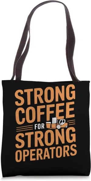 Forklift Operator Warehouse Worker Coffee Drinker Tote Bag