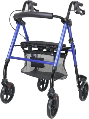 Four-Wheel Trolley, Disabled People Can Take Rehabilitation Training Vehicle, Universal Wheel Walker