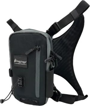FROGG TOGGS Hightide Fishing Chest Pack, Easy Hands-Free tackle storage bag with built-in Rod Support