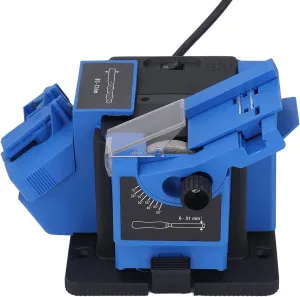 FTVOGUE Multi-Functional Sharpener, 65W Electric Grinder, Scissor Drill, Household Electric Cutter, ABS Material, Black