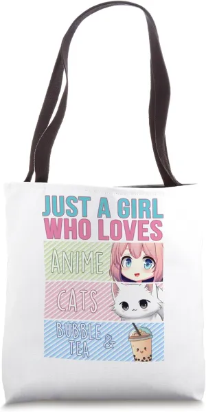Funny Anime Boba Tea Milk Gaming Game Tote Bag