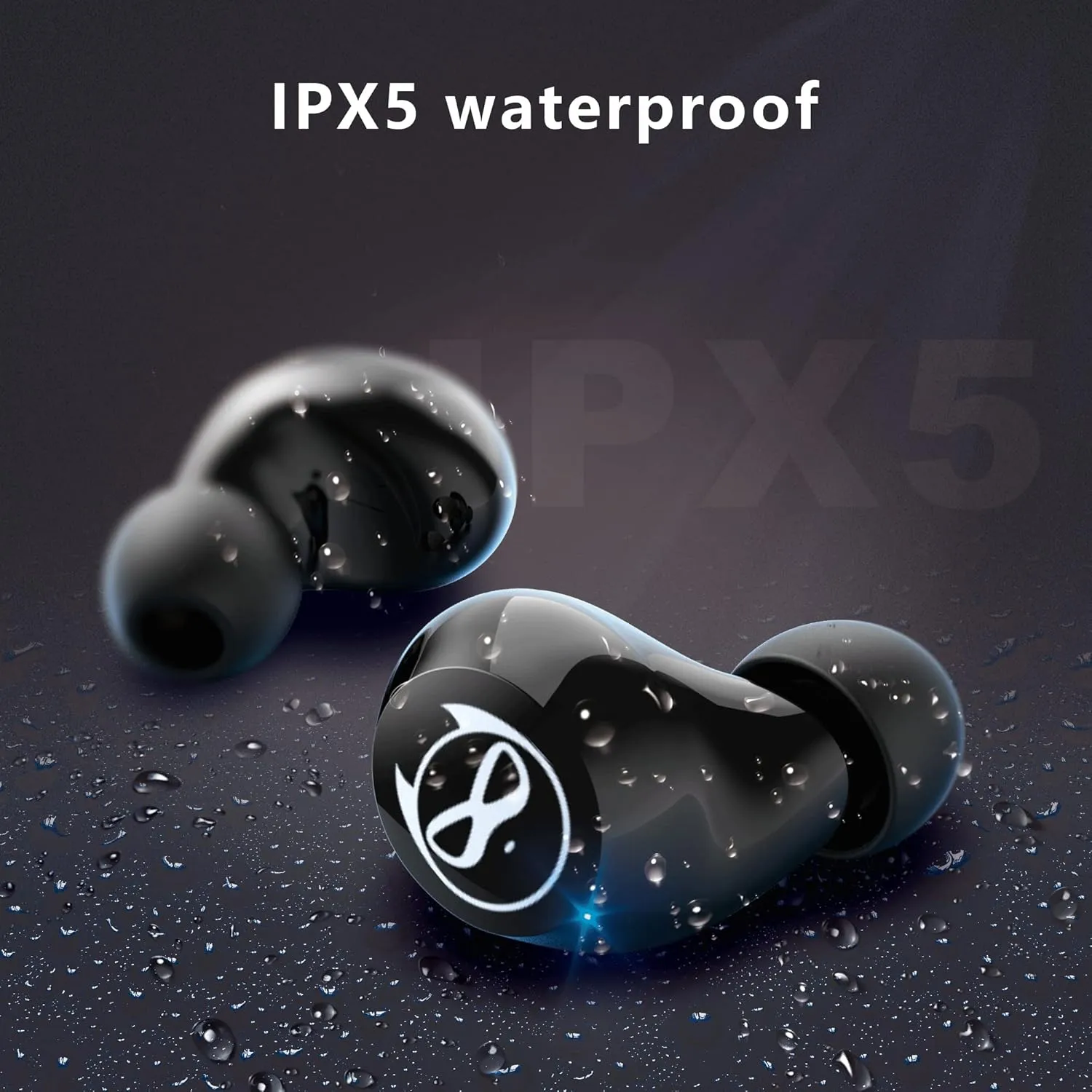 Gaming Earbuds Kids Bluetooth Earbuds 5.3 in-Ear Headphones with Mic 36H Playtime IPX6 Waterproof Touch Control HiFi Stereo LED Display Kids Wireless Earbuds