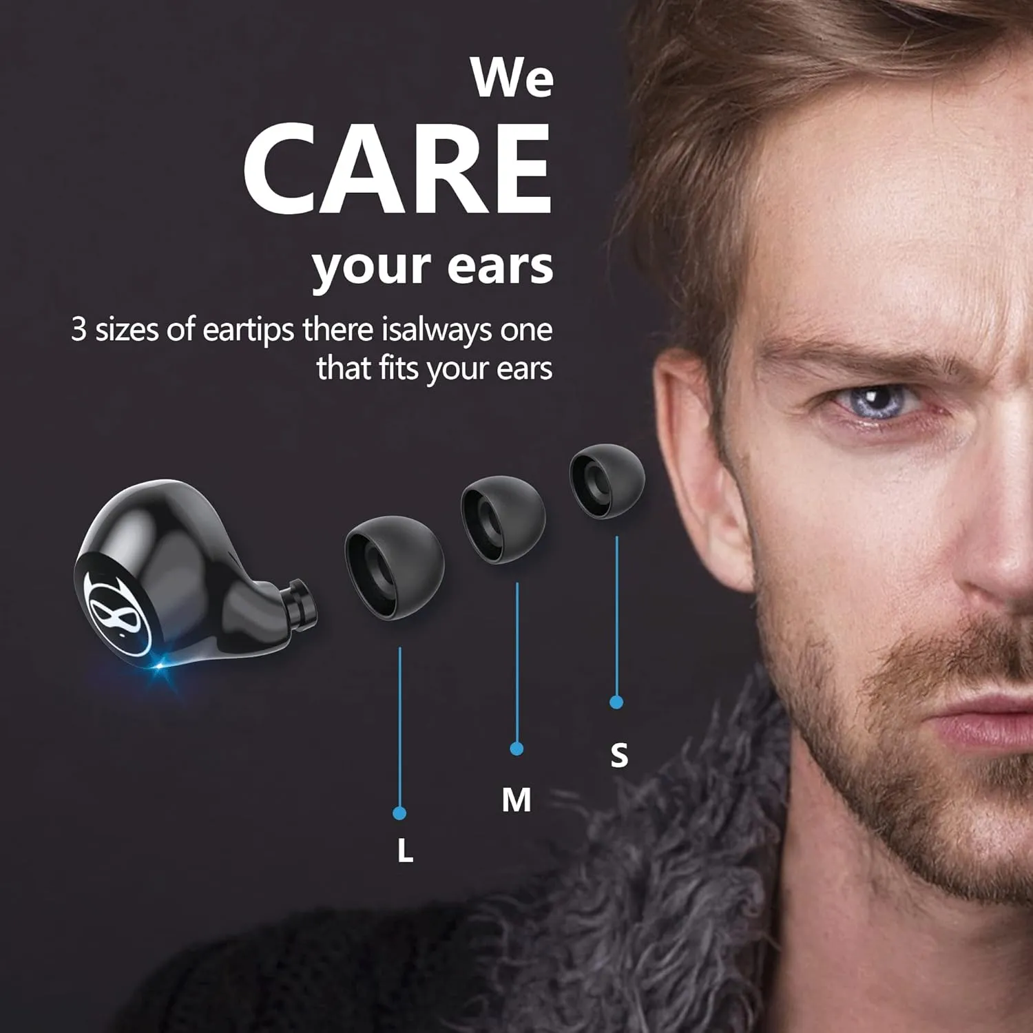 Gaming Earbuds Kids Bluetooth Earbuds 5.3 in-Ear Headphones with Mic 36H Playtime IPX6 Waterproof Touch Control HiFi Stereo LED Display Kids Wireless Earbuds
