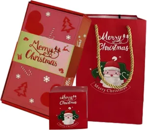 ggtuyt Explosion Gift Box Merry Christmas Gift Box Explosion with Bag and 10 Bounce Cards Can Put into Money for Birthday Christmas Gifts