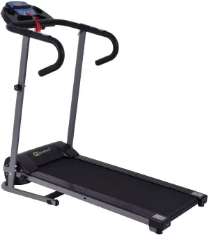 Goplus 1100W Folding Treadmill Electric Motorized Power Fitness Running Machine w/Support