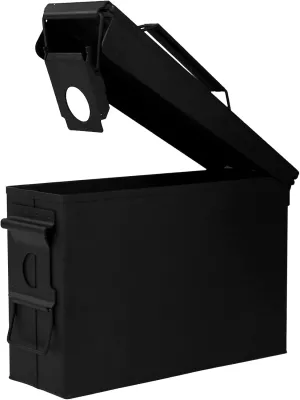 GUGULUZA Metal Ammo Can 30/50 Cal, Lockable Bullet Storage Case, Waterproof & Airtight Containers Box with Flip Top for Long-Term Storage Shotgun, Rifles, Pistols Ammunition
