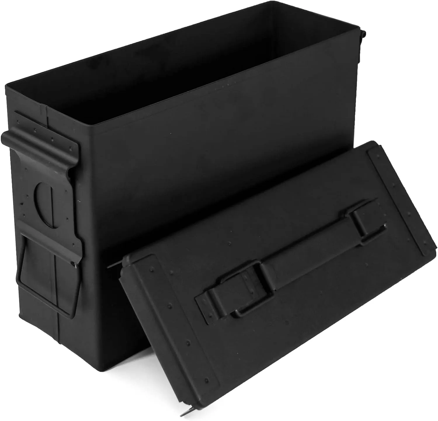 GUGULUZA Metal Ammo Can 30/50 Cal, Lockable Bullet Storage Case, Waterproof & Airtight Containers Box with Flip Top for Long-Term Storage Shotgun, Rifles, Pistols Ammunition