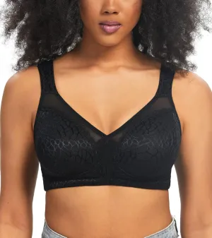 HACI Women's Minimizer Bra Full Coverage Everyday Wirefree Non Padded Plus Size for Large Bust Support Seamless