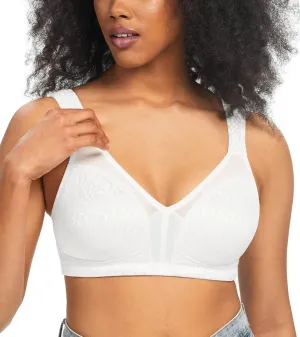 HACI Women's Minimizer Bra Full Coverage Everyday Wirefree Non Padded Plus Size for Large Bust Support Seamless
