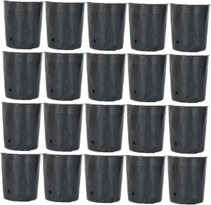 HANABASS 300Pcs Plastic Simple Nursery Pot Lightweight Nutrition Bowl for Flowers and Vegetables for Plant Transitioning Garden Outdoor Spaces